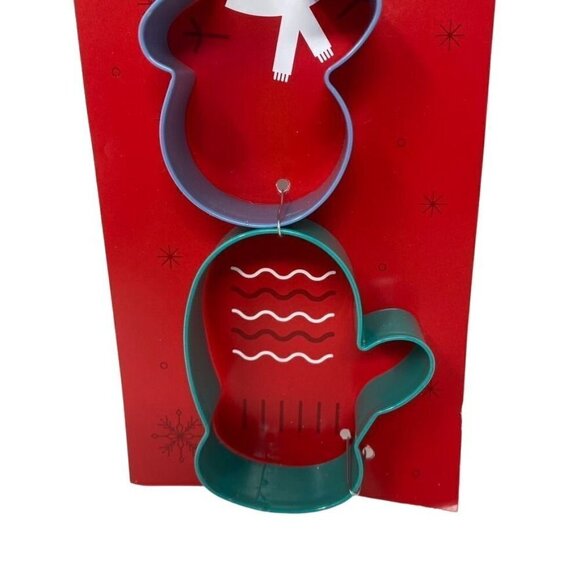 Target Wondershop Holiday Cookie Cutters Snowflake Snowman Mitten - Picture 4 of 4